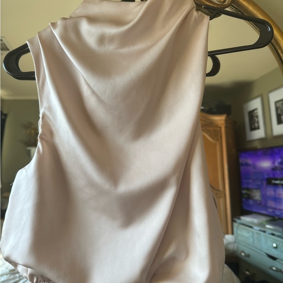Cream colored cocktail dress size small - Picture 3 of 6